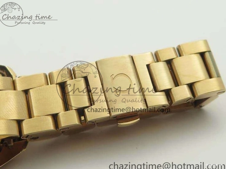 0418 Bright Aqua Terra Ladies 35mm RG V6F Best Edition Brown Dial On RG Bracelet A 8101